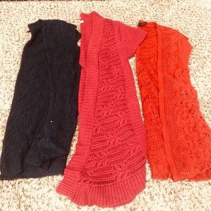 Short sleeve cardigans